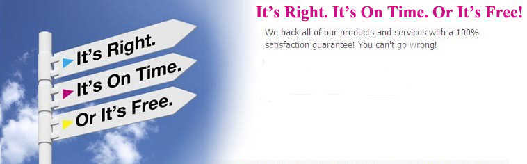 products and services with a 100% satisfaction guarantee!